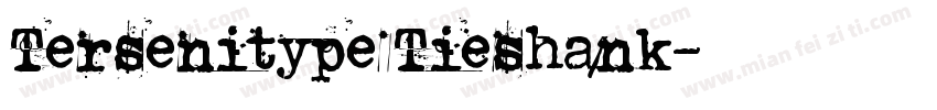 Tersenitype Tieshank字体转换